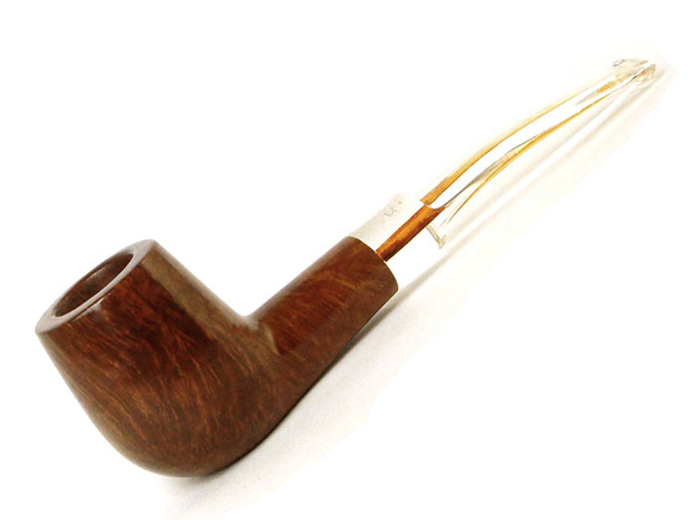 Charatan Estate Pipe Special 4 (Lane Era 1961-65) 1/4 Bent Smooth Billiard Sitter w/ Replacement Stem