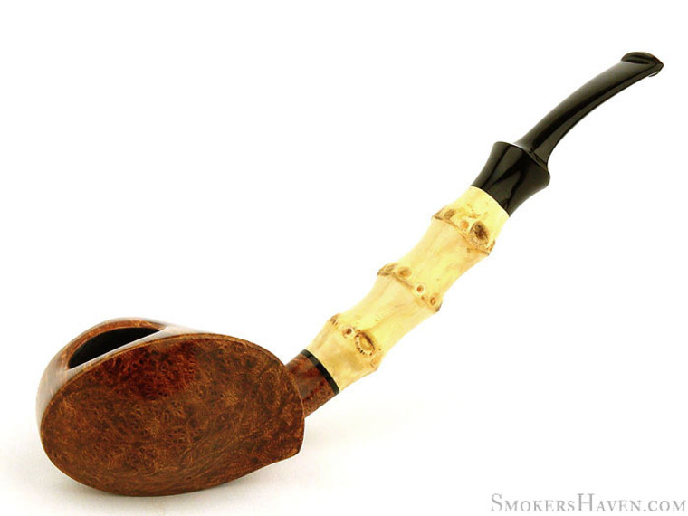 Scott Klein Pipe Smooth Blowfish w/ Bamboo