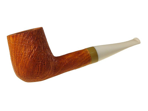Briar Bird Pipe Blasted Billiard - SmokersHaven.com