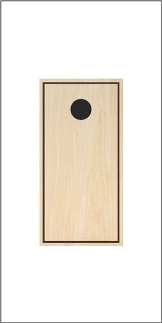 Cornhole Pro LLC Classic Woodgrain #5 - Regulation size cornhole boards, Baltic Birch  -  custom cornhole boards 