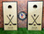 Cornhole Pro LLC Family Design #39 Hockey Sticks, Custom with your name - - regulation size cornhole boards, Baltic Birch Cornhole Boards - custom cornhole boards 