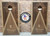 Cornhole Pro LLC Compass Family Design #6, Custom with your name - Regulation size cornhole boards, Baltic Birch  -  custom cornhole boards 