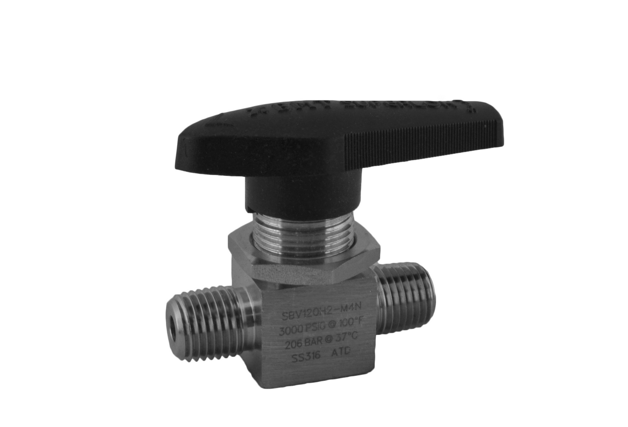 Superlok SBV120H Bar Stock Threaded Ball Valve - 3,000 PSI