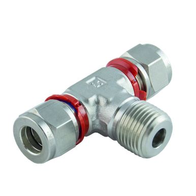 Superlok Male Branch Tee Tube Connector | ValvesAndFittings.Com
