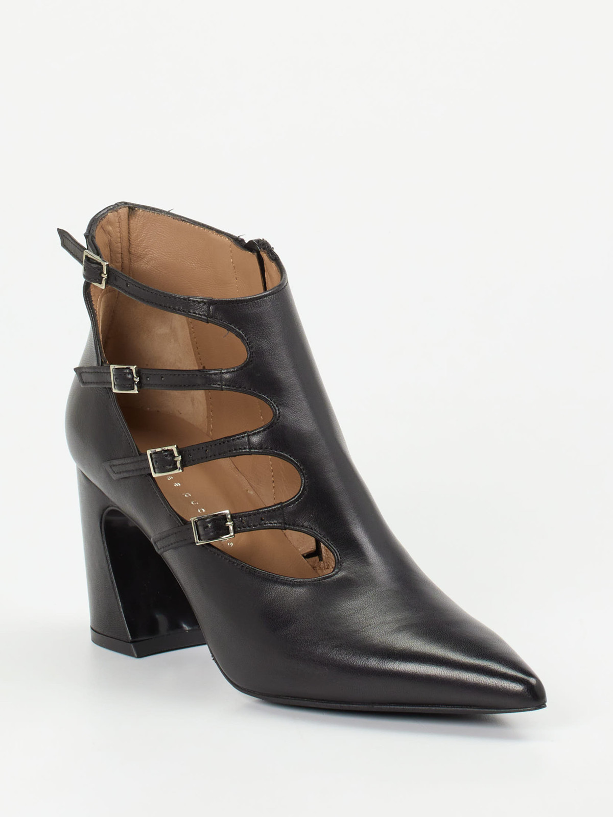 Andrea Puccini – Stiefeletten aus Lammleder schwarz