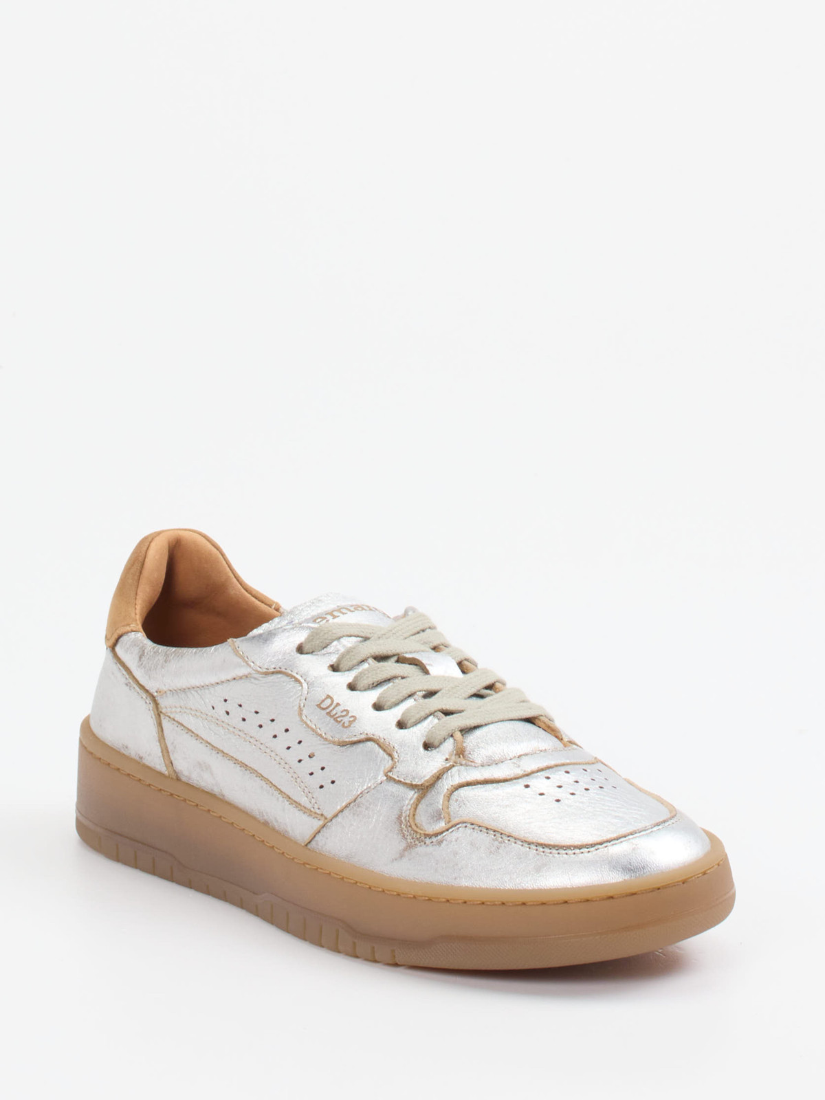Lemargo – Sneaker aus Metallicleder in Silber