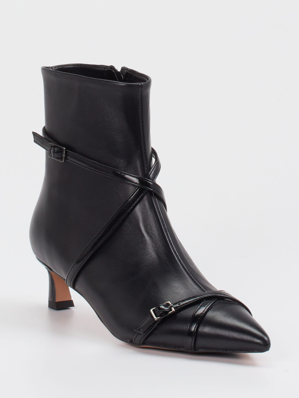 Konstantin Starke – Stiefeletten aus Lammleder Schwarz