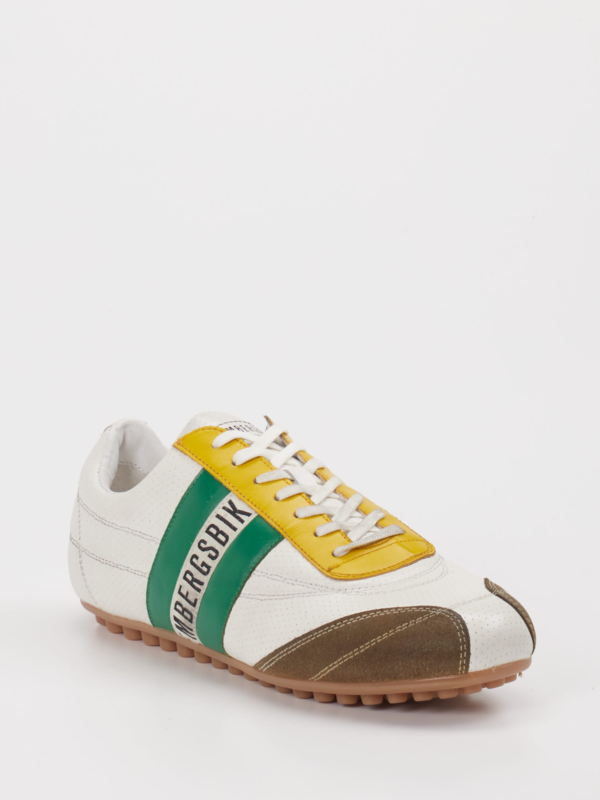 Bikkembergs – Sneaker aus Veloursleder Leder weiß