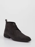 Floris van Bommel - Boot aus Veloursleder in grau