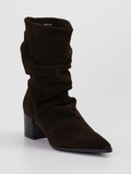Copenhagen – Stiefeletten aus Veloursleder Braun