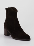 Piesanto – Stiefeletten aus Veloursleder Braun
