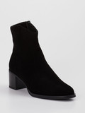 Piesanto – Stiefeletten aus Veloursleder Schwarz