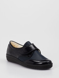 Christian Dietz – Slipper aus Stretch Blau