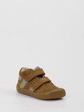 Naturino – Klett-Sneaker aus Veloursleder Braun