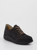 Finn Comfort – Schnürschuh aus Nubukleder Schwarz