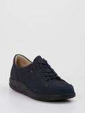 Finn Comfort – Sneaker aus Nubukleder blau