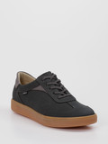 Finn Comfort – Sneaker aus Nubukleder Grau