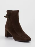 Di Lauro - Stiefelette aus Veloursleder in braun