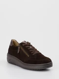 Hartjes - Schnürschuh aus Veloursleder in braun