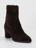 Di Lauro - Stiefelette aus Veloursleder in braun