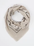 Blui - Tuch aus Wolle in beige