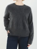FLONA - Pullover aus Kaschmir in grau