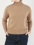 Blui – Rollkragenpullover aus Wolle Camel