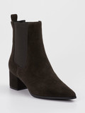 Di Lauro - Stiefelette aus Veloursleder in grau