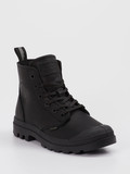 Palladium - Sneaker high aus Kalbleder in schwarz