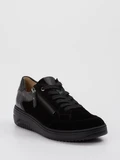 Hartjes - Schnürschuh aus Veloursleder in schwarz