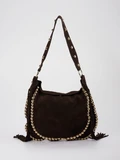 Marlon Firenze - Schultertasche aus Veloursleder