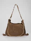 Marlon Firenze - Schultertasche aus Veloursleder