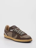 Philippe Model - Sneaker aus Velour/Leder in braun