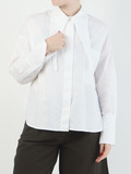 Noumeno Concept - Bluse aus Baumwolle in Weiß