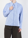 Noumeno Concept - Bluse aus Baumwolle in Blau