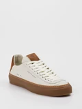 Aqua Alta - Sneaker aus Kalbleder in weiß
