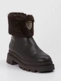 Blauer - Stiefelette aus Lammleder in braun