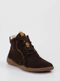 Josef Seibel - Schnürstiefelette aus Veloursleder
