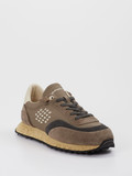 BePositive - Sneaker aus Velour/Textil in braun