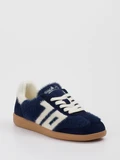 Back 70 - Sneaker Cloud aus Velour/Textil in blau