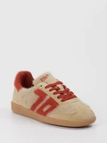 Back 70 - Sneaker Cloud aus Velour/Textil in braun