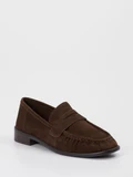 Andrea Puccini - Slipper aus Veloursleder in braun