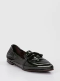 Andrea Puccini - Slipper aus Lammleder in grün