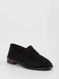 Andrea Puccini - Slipper aus Veloursleder in blau