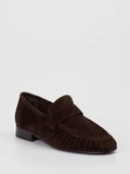 Andrea Puccini - Slipper aus Veloursleder in braun