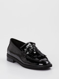 Di Lauro - Slipper aus Lackleder in schwarz