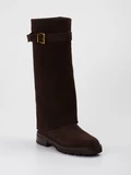 Andrea Puccini - Stiefel aus Veloursleder in braun