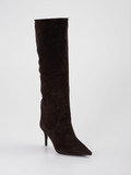 Andrea Puccini - Stiefel aus Veloursleder in braun