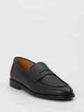 Giano - Slipper aus Kalbleder in schwarz