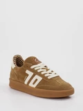 Back 70 - Sneaker Double aus Veloursleder in braun
